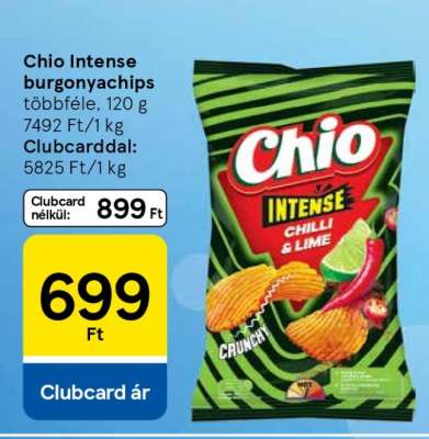 Chio Intense burgonyachips