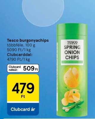 Tesco burgonyachips