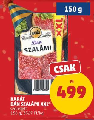 KARÁT DÁN SZALÁMI XXL