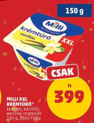 Milli XXL Krémtúró