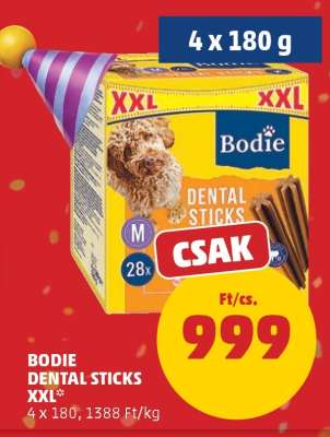 BODIE DENTAL STICKS XXL