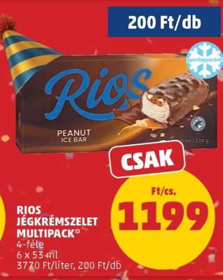 RIOS JÉGKRÉMSZELET MULTIPACK