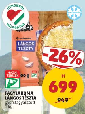 Fagylakoma Lángos Tészta