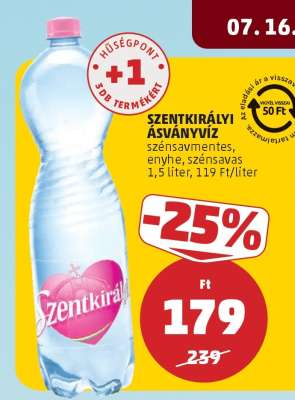 SZENTKIRÁLYI Ásványvíz