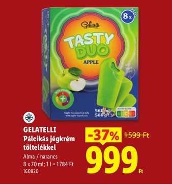 Gelatelli Pálcikás jégkrém töltelékkel