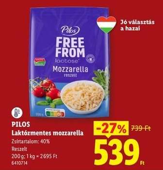 Pilos Laktózmentes mozzarella
