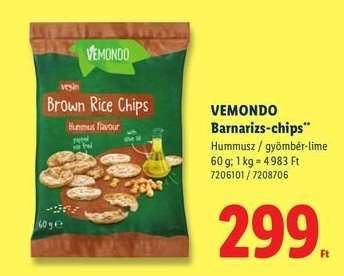 Vemondo Barnarizs-chips