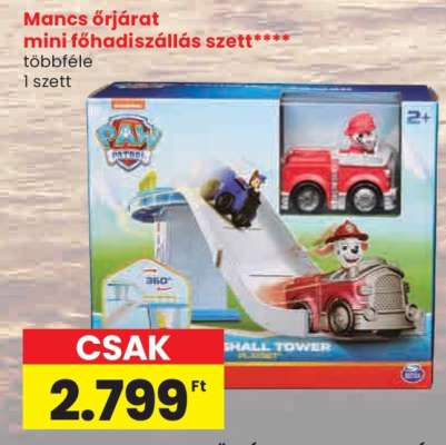 Mancs őrjárat mini főhadiszállás szett