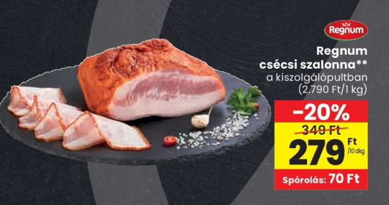 Regnum csécsi szalonna