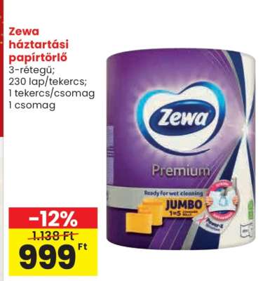 Zewa háztartási papírtörlő