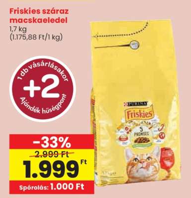 FRISKIES Száraz macskaeledel*
