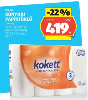 Kokett Konyhai Papírtörlő