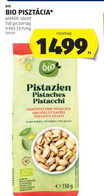 BIO PISZTÁCIA