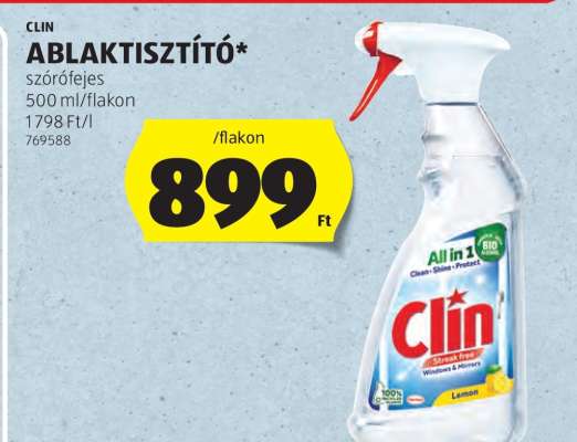 Clin ablaktisztító