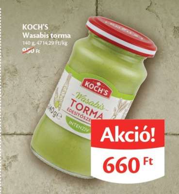 KOCH'S Wasabis torma