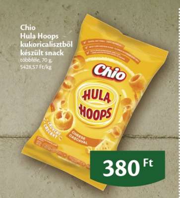 Chio Hula Hoops kukoricalisztből készült snack