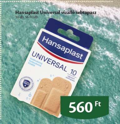 Hansaplast Universal vízálló sebtapasz