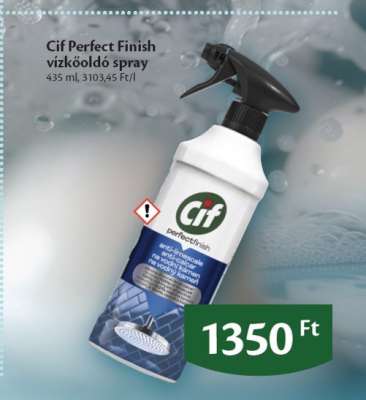 Cif Perfect Finish vízkőoldó spray