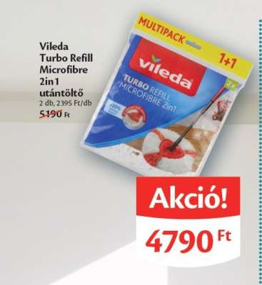 Vileda Turbo Refill Microfibre 2in1 utántöltő