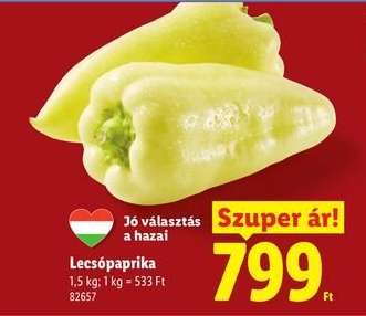 Lecsópaprika
