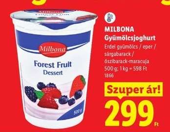 Milbona Gyümölcsjoghurt