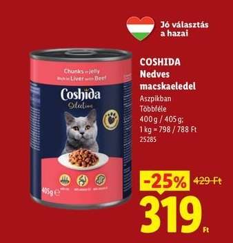 Coshida Nedves macskaeledel