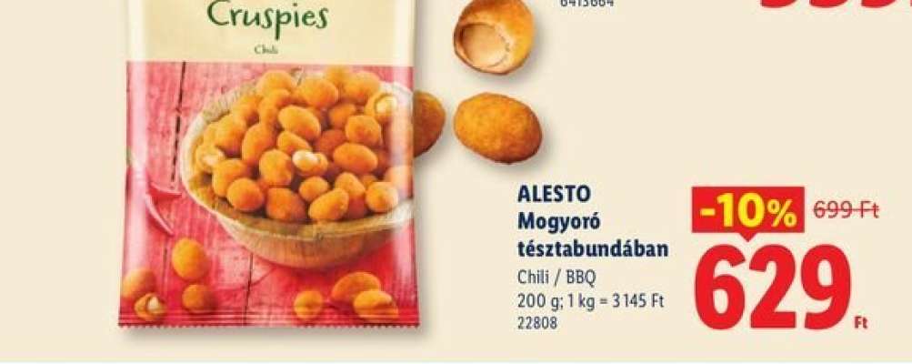 Alesto Mogyoró tésztabundában