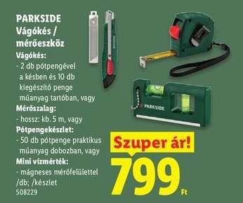 PARKSIDE Vágókés / mérőeszköz