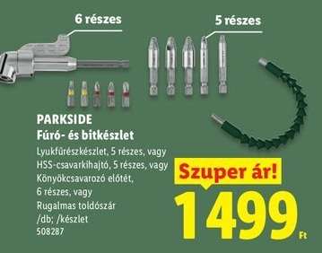 PARKSIDE Fúró- és bitkészlet