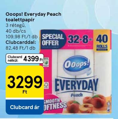 Ooops! Everyday Peach toalettpapír