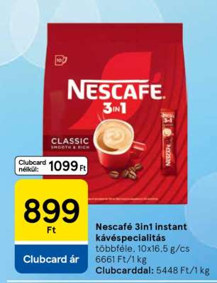 Nescafé 3in1 instant kávéspecialitás