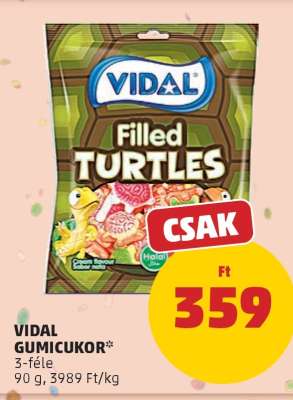 Vidal gumicukor
