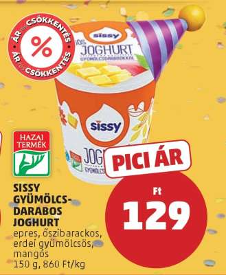 Sissy Gyümölcs-Darabos Joghurt