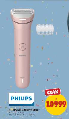 PHILIPS NŐI BOROTVA 6000