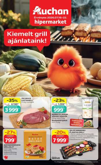 Újság Auchan - 2026.07.16 - 2026.07.22.