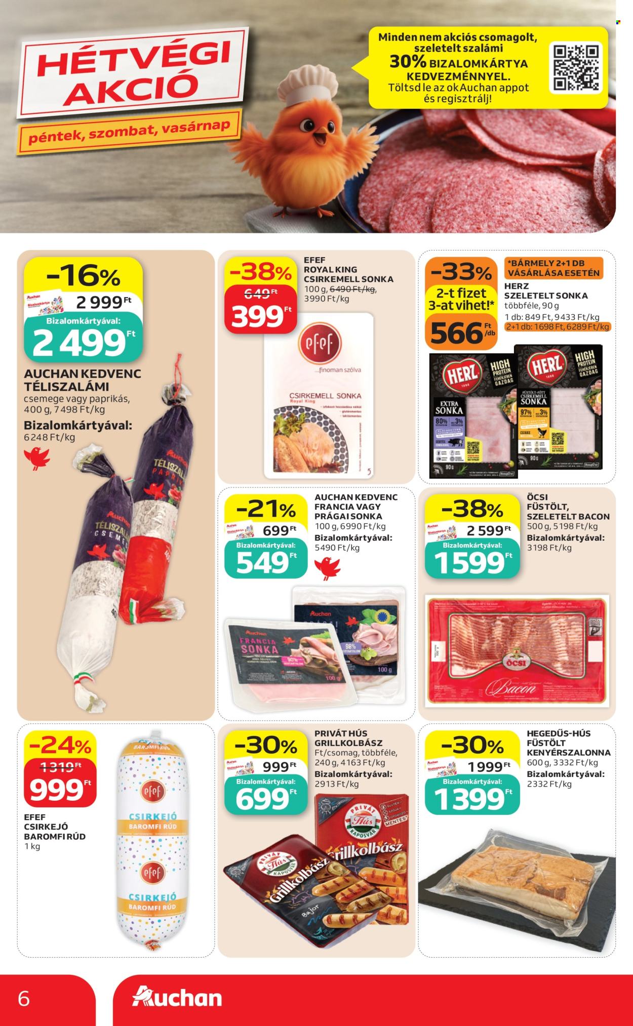 Auchan akciós újságok - 2026.07.16 - 2026.07.22. Oldal 6