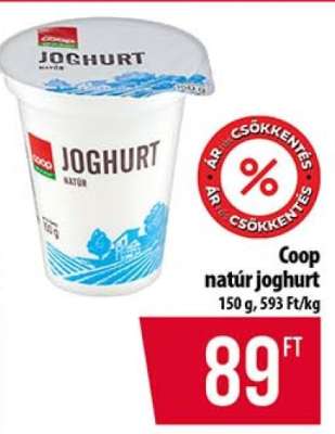 Coop natúr joghurt