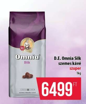 D.E. Omnia Silk szemes kávé