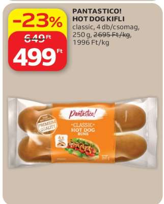 PANTASTICO! Hot-dog kifli