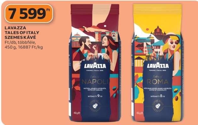 Lavazza Tales of Italy szemes kávé