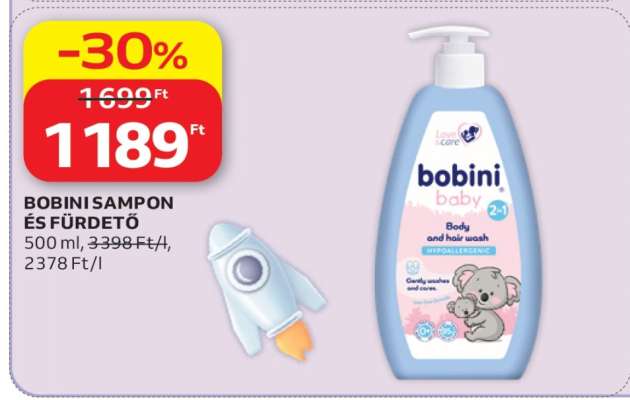 BOBINI SAMPON ÉS FÜRDETŐ