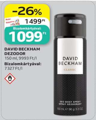 DAVID BECKHAM DEZODOR
