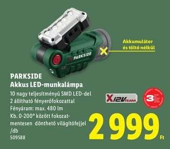 PARKSIDE Akkus LED-munkalámpa