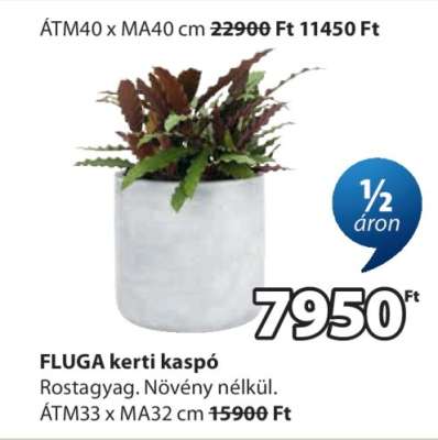 FLUGA kerti kaspó
