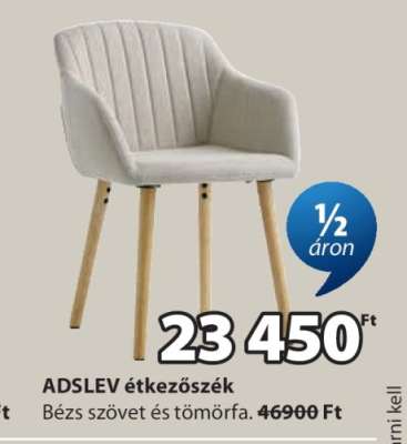 ADSLEV étkezőszék