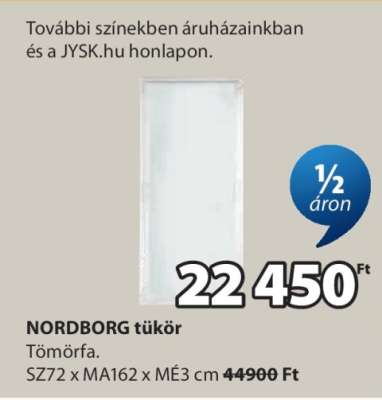 NORDBORG tükör