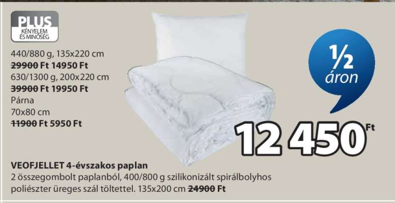 VEOFJELLET 4-évszakos paplan