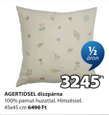 AGERTIDSEL díszpárna