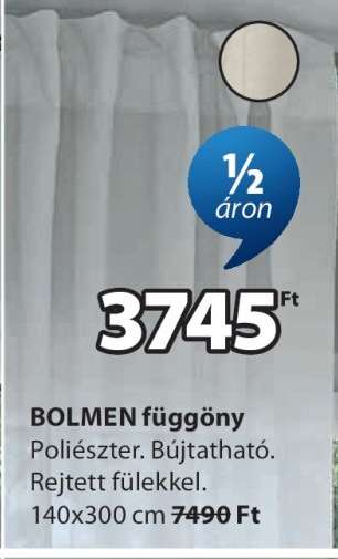 BOLMEN függöny