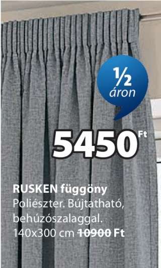 RUSKEN függöny